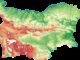 bulgaria, map, natural