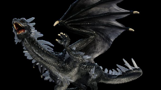 dragon, black dragon, animal