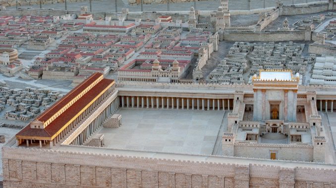 jerusalem, temple, model