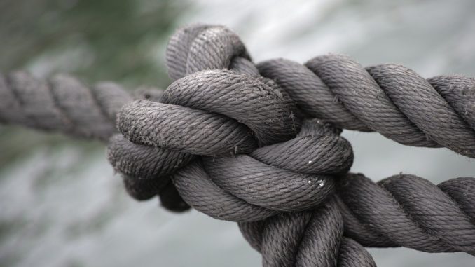 tied up, togetherness, tying