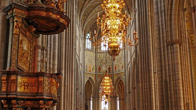 uppsala cathedral, nave, gothic
