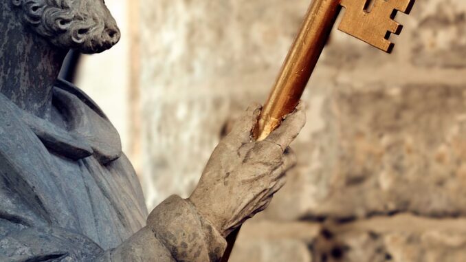 statue, church, holy